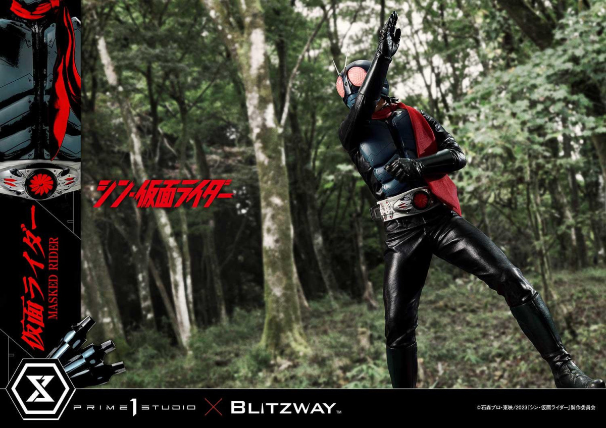 Prime 1 Studio《新・假面騎士》假面騎士(仮面ライダー)1/4 比例全身雕像