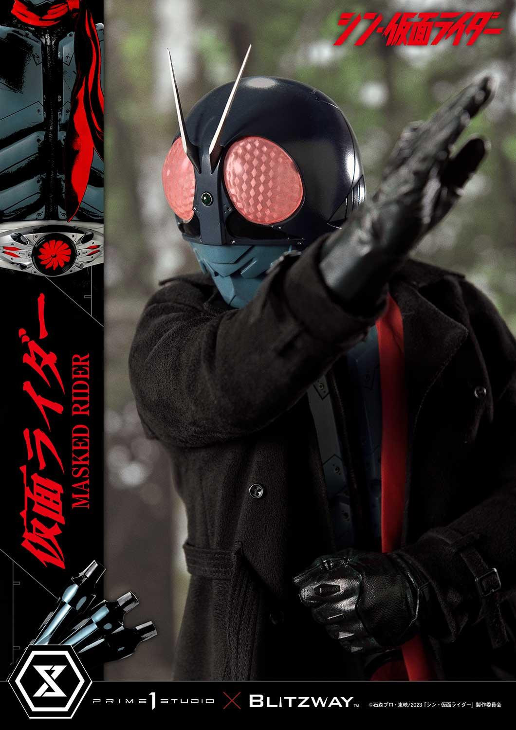 Prime 1 Studio《新・假面騎士》假面騎士(仮面ライダー)1/4 比例全身雕像