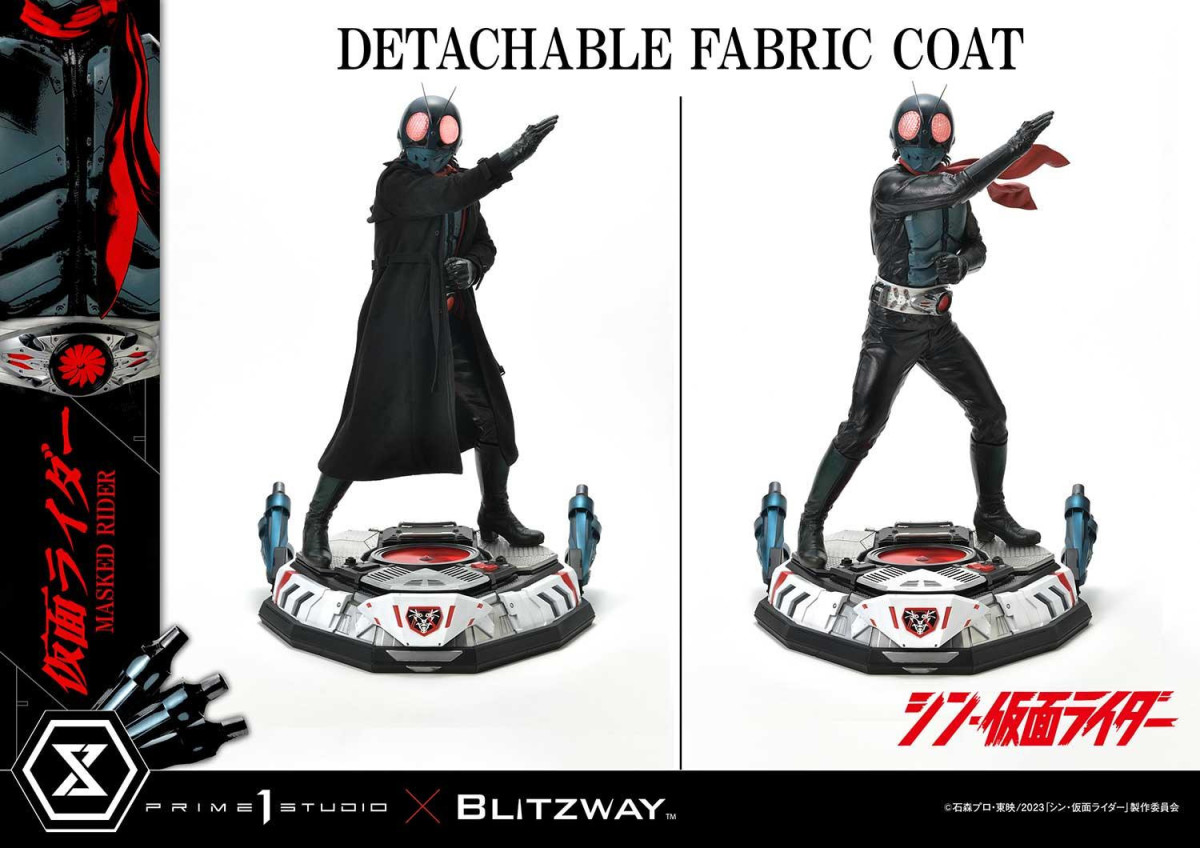 Prime 1 Studio《新・假面騎士》假面騎士(仮面ライダー)1/4 比例全身雕像