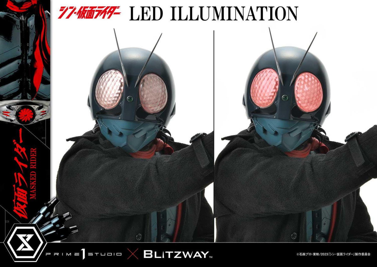 Prime 1 Studio《新・假面騎士》假面騎士(仮面ライダー)1/4 比例全身雕像
