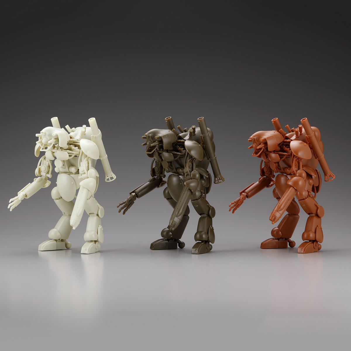 海洋堂 ARTPLA 《Ma.K》人形機器人型無人攔截機Großer Hund(三機套組)1/35 比例組裝模型