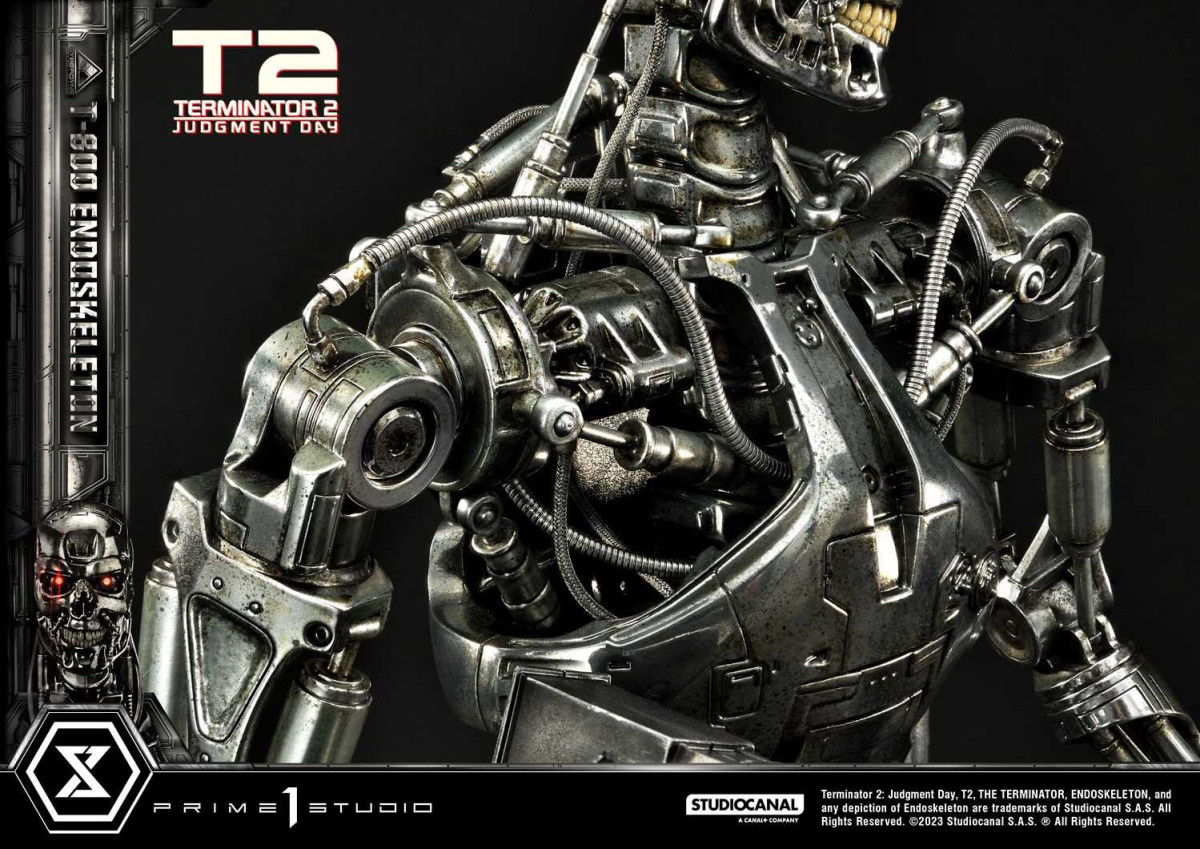 Prime 1 Studio《魔鬼終結者2》T-800 內骨骼(エンドスケルトン)1/3 比例全身雕像 普通版/DX特典版
