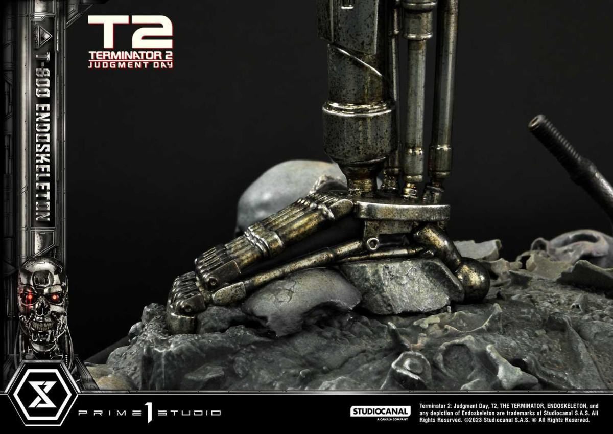 Prime 1 Studio《魔鬼終結者2》T-800 內骨骼(エンドスケルトン)1/3 比例全身雕像 普通版/DX特典版