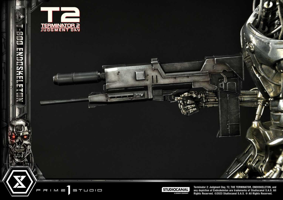 Prime 1 Studio《魔鬼終結者2》T-800 內骨骼(エンドスケルトン)1/3 比例全身雕像 普通版/DX特典版