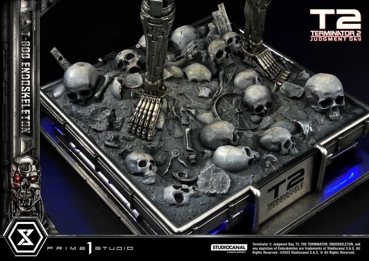 Prime 1 Studio《魔鬼終結者2》T-800 內骨骼(エンドスケルトン)1/3 比例全身雕像 普通版/DX特典版