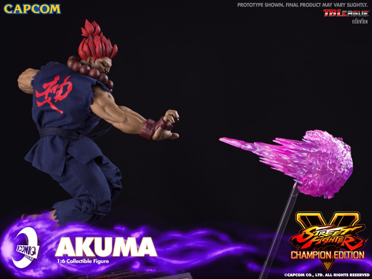 殺意修羅!IconiQ Studios《快打旋風5》豪鬼 AKUMA 1/6比例 立體可動人形