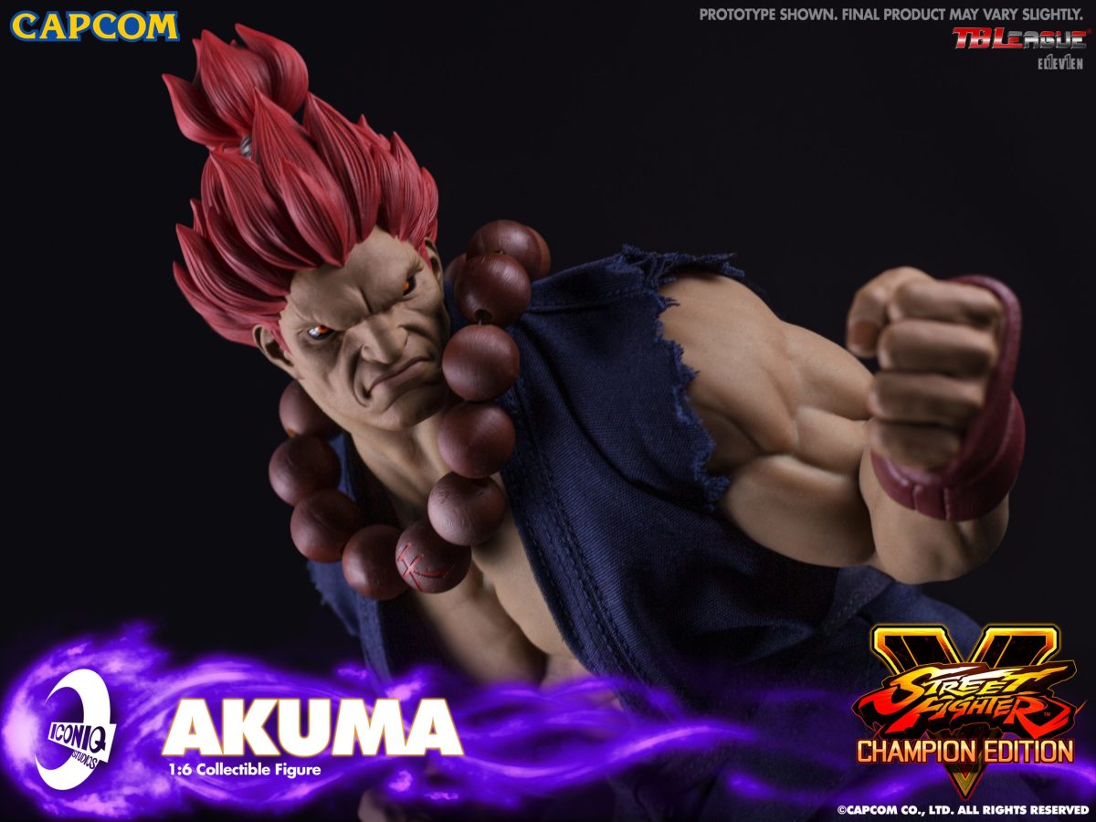 殺意修羅!IconiQ Studios《快打旋風5》豪鬼 AKUMA 1/6比例 立體可動人形