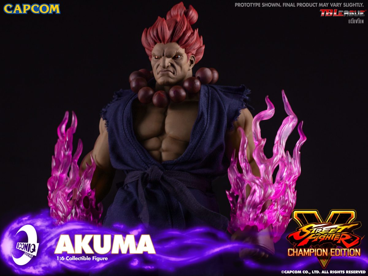 殺意修羅!IconiQ Studios《快打旋風5》豪鬼 AKUMA 1/6比例 立體可動人形