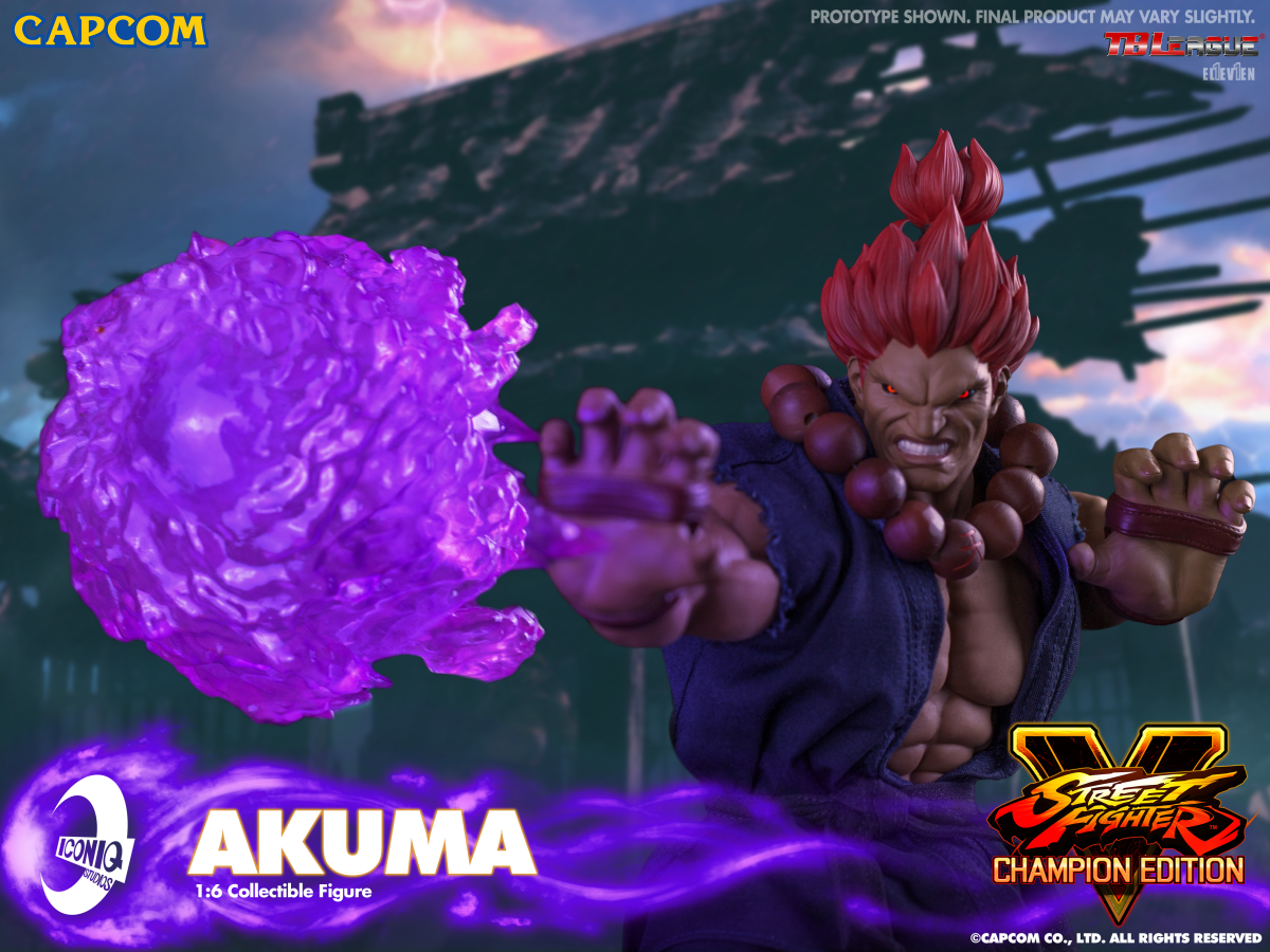 殺意修羅!IconiQ Studios《快打旋風5》豪鬼 AKUMA 1/6比例 立體可動人形