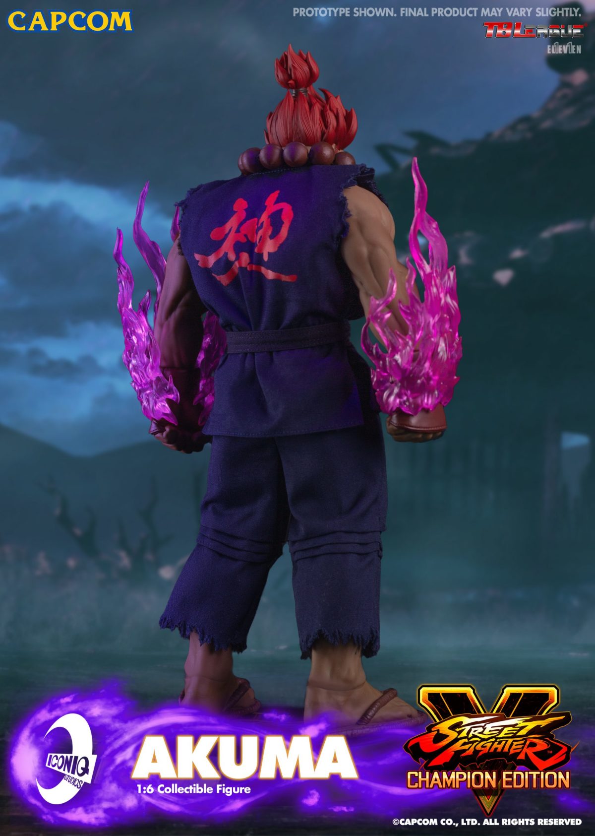 殺意修羅!IconiQ Studios《快打旋風5》豪鬼 AKUMA 1/6比例 立體可動人形