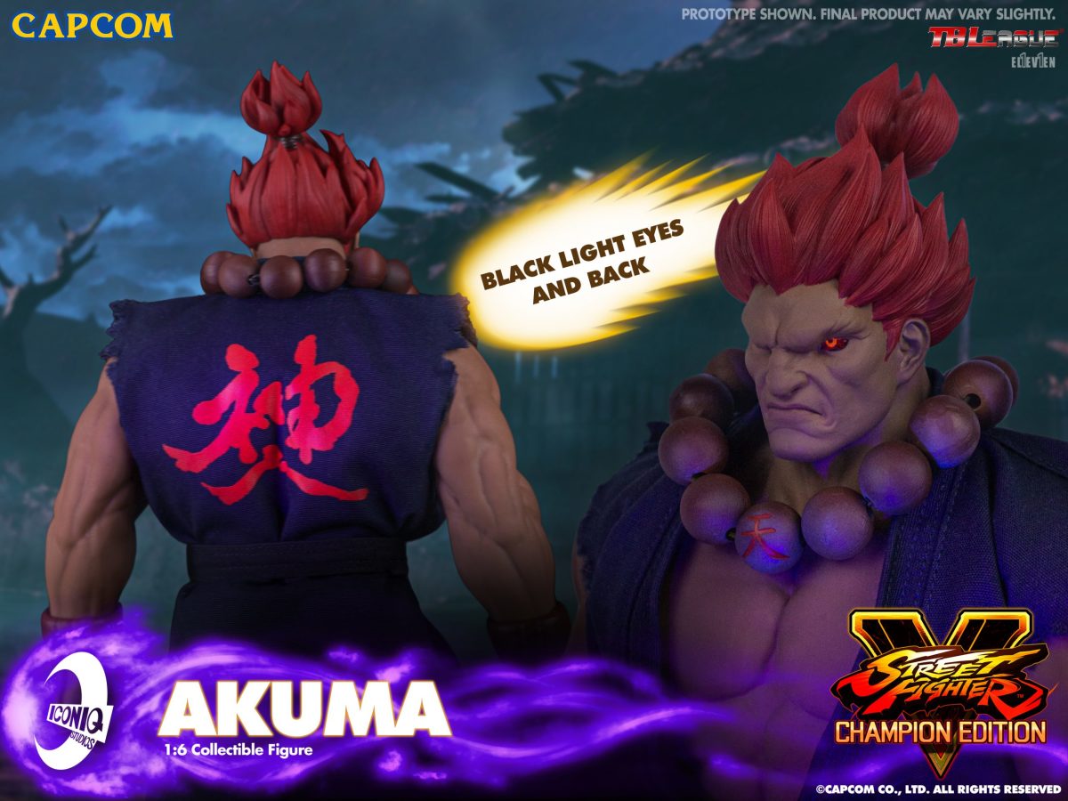 殺意修羅!IconiQ Studios《快打旋風5》豪鬼 AKUMA 1/6比例 立體可動人形