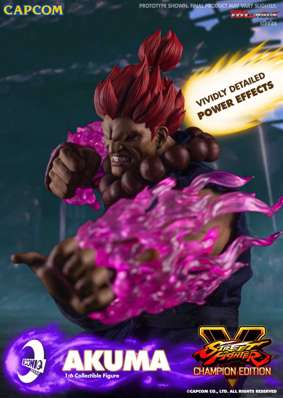 殺意修羅!IconiQ Studios《快打旋風5》豪鬼 AKUMA 1/6比例 立體可動人形
