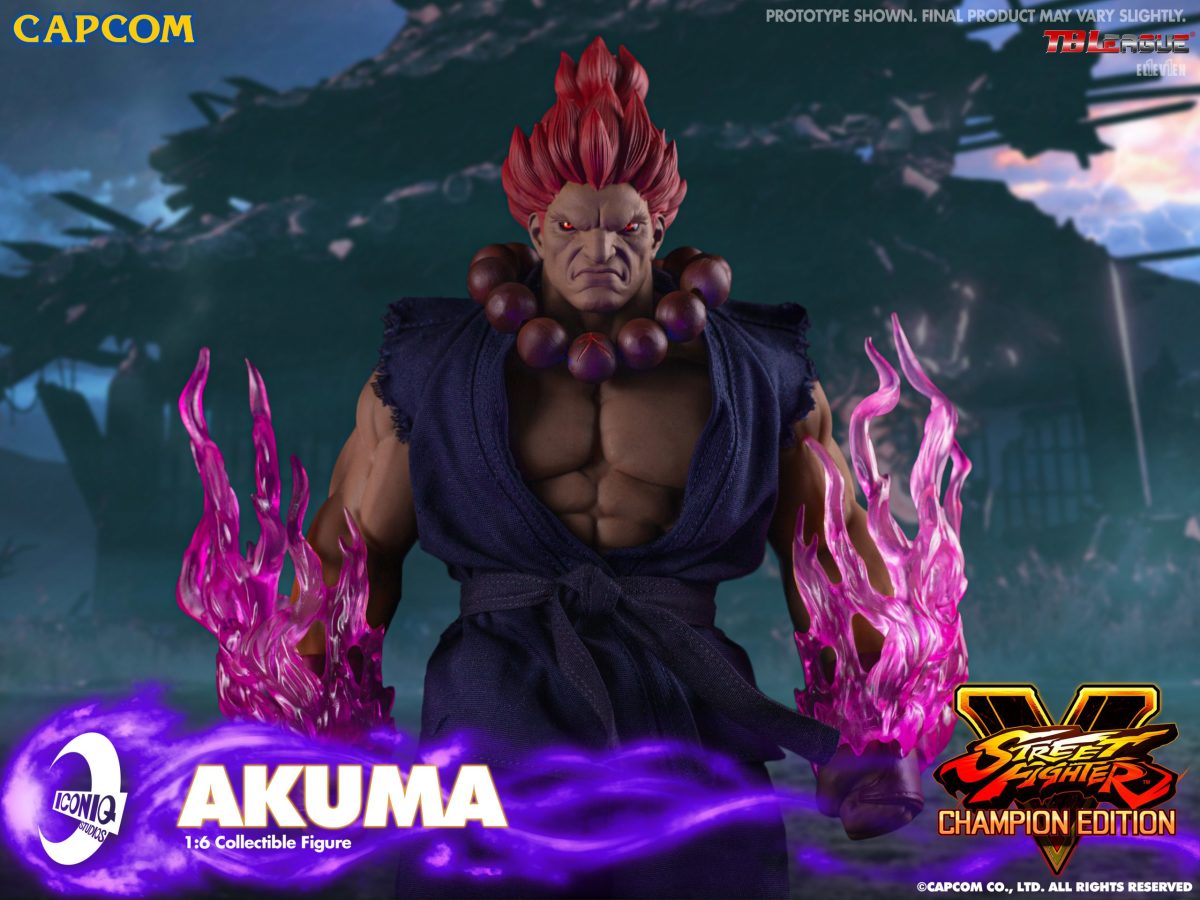 殺意修羅!IconiQ Studios《快打旋風5》豪鬼 AKUMA 1/6比例 立體可動人形