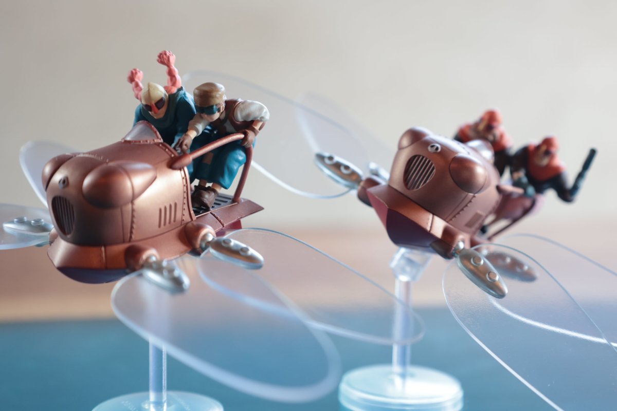 橡子共和國《天空之城》「滿滿的鼓翼機收藏」盒玩 空中海盜朵拉一族之小型飛行機登場！