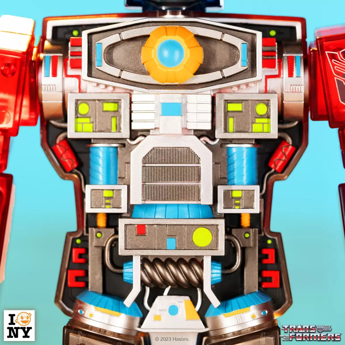 SUPER7『Super Cyborg 柯博文(透明紅/藍)』11吋可動玩具 透明胸甲展現內部機構【NYCC 2023】