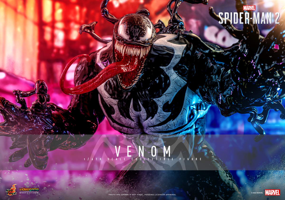 Hot Toys《漫威蜘蛛人2》猛毒（Venom）1/6 比例收藏級人偶 高達 53 公分的超絕魄力身軀！