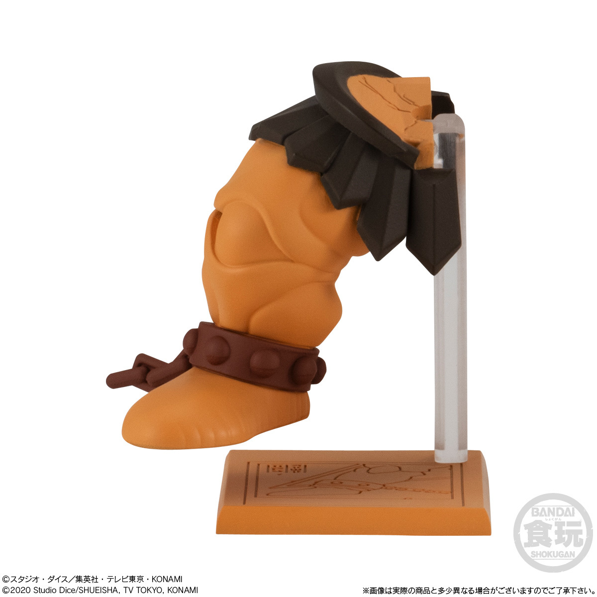 萬代食玩『遊戲王收藏 EX01 召喚神艾克佐迪亞』被封印狀態、合體造型可愛再現！