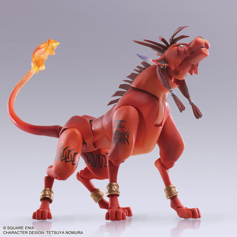 SQEX『BRING ARTS FFVII 赤紅XIII』可動模型 PS 版野村哲也經典造型立體化!
