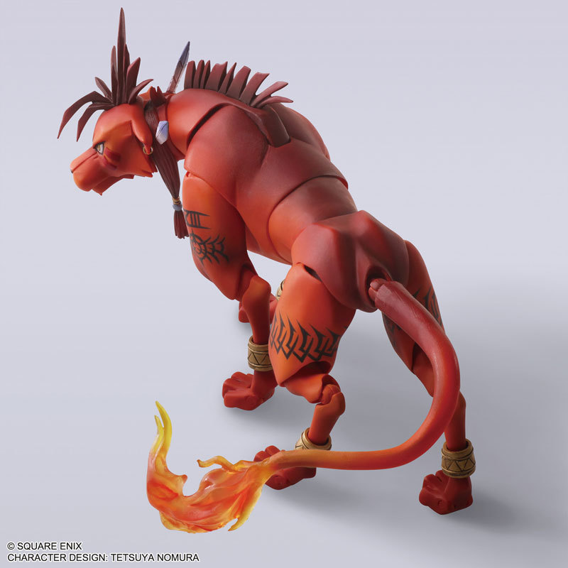 SQEX『BRING ARTS FFVII 赤紅XIII』可動模型 PS 版野村哲也經典造型立體化!