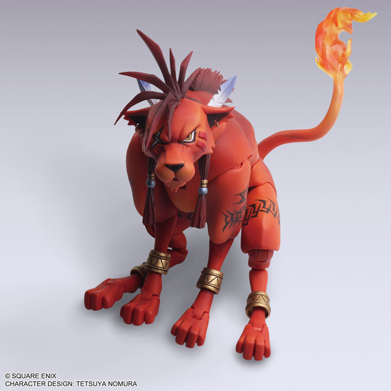 SQEX『BRING ARTS FFVII 赤紅XIII』可動模型 PS 版野村哲也經典造型立體化!