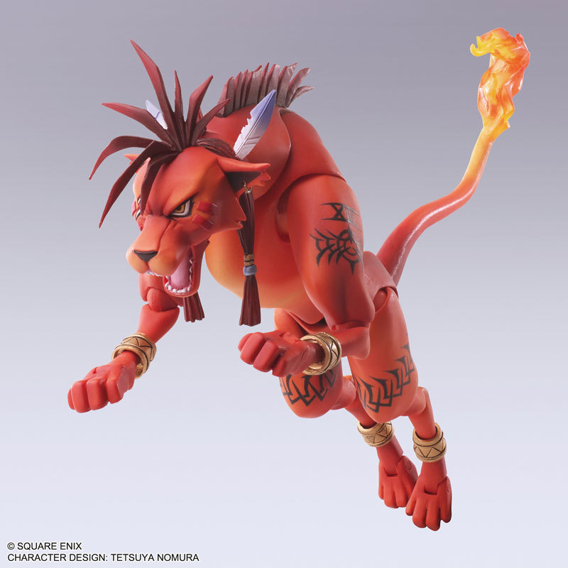  SQEX『BRING ARTS FFVII 赤紅XIII』可動模型 PS 版野村哲也經典造型立體化！