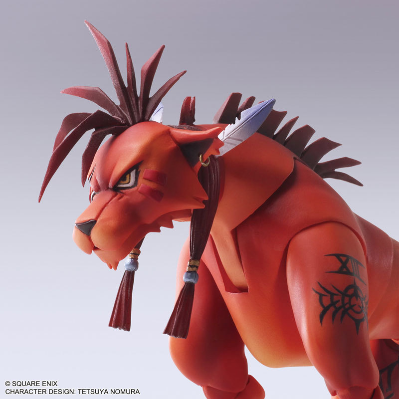 SQEX『BRING ARTS FFVII 赤紅XIII』可動模型 PS 版野村哲也經典造型立體化!