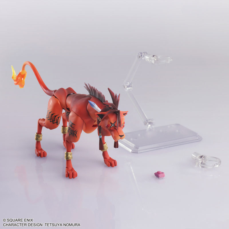 SQEX『BRING ARTS FFVII 赤紅XIII』可動模型 PS 版野村哲也經典造型立體化!
