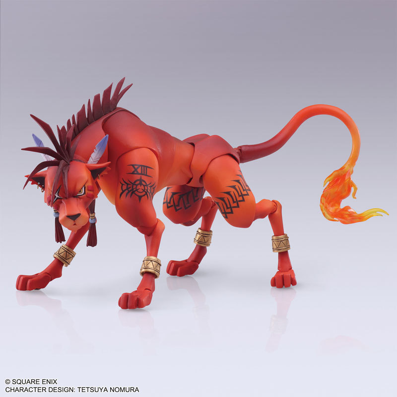 SQEX『BRING ARTS FFVII 赤紅XIII』可動模型 PS 版野村哲也經典造型立體化!
