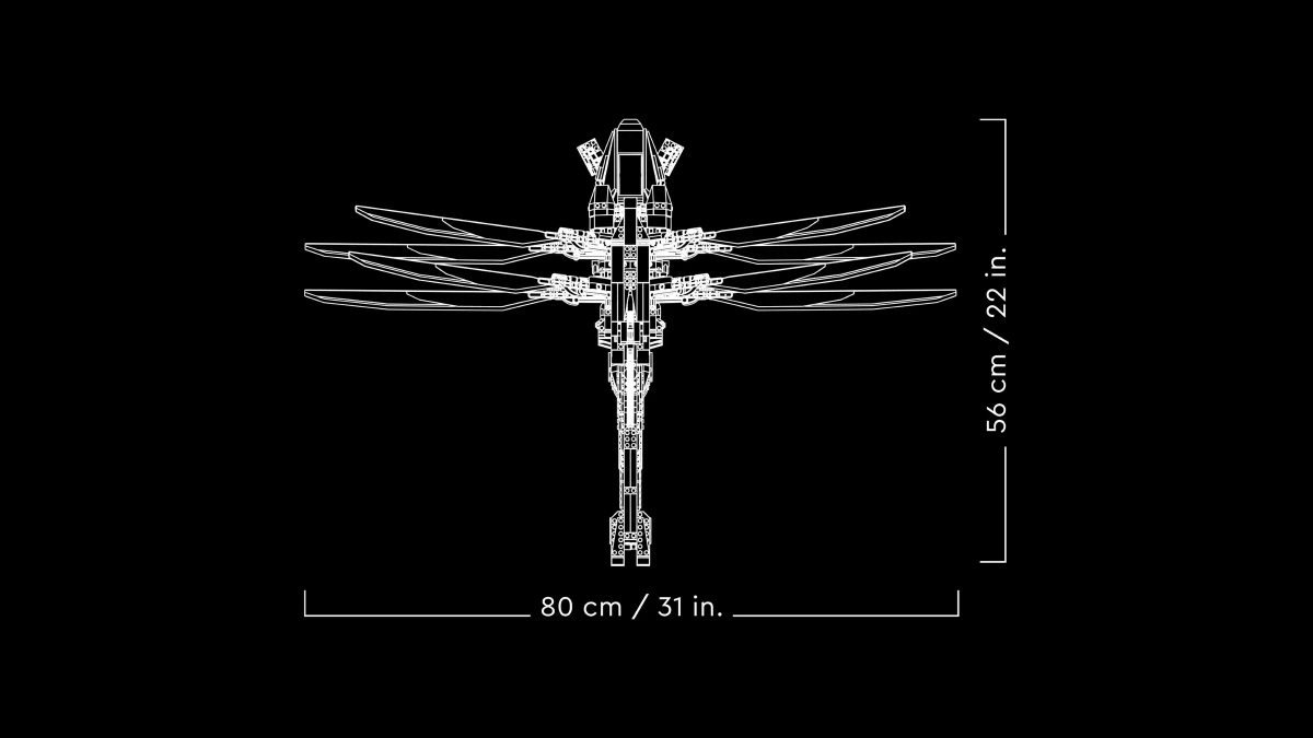 LEGO 10327 Icons 系列《沙丘》亞崔迪皇家撲翼機(Atreides Royal Ornithopter)可展開、收闔、拍動的機翼再現!