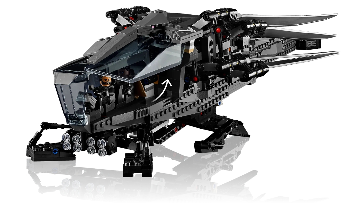 LEGO 10327 Icons 系列《沙丘》亞崔迪皇家撲翼機(Atreides Royal Ornithopter)可展開、收闔、拍動的機翼再現!