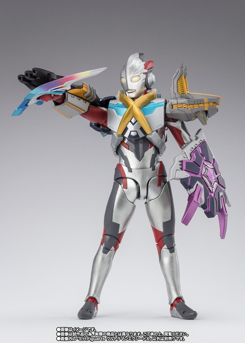 散發虹光的強化形態『S.H.Figuarts 超人力霸王 Exceed X』可動人偶登場 華麗塗裝再現七彩線條!