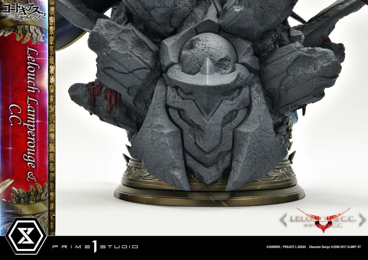 皇帝與魔女！Prime 1 Studio《Code Geass 反叛的魯路修》魯路修·蘭佩洛基&amp;C.C 立體人形雕像 BONUS版
