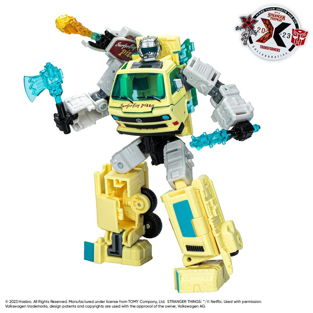 孩之寶 變形金剛 × 怪奇物語「紅色警戒」（Code Red）最速披薩外送員化身博派金剛！