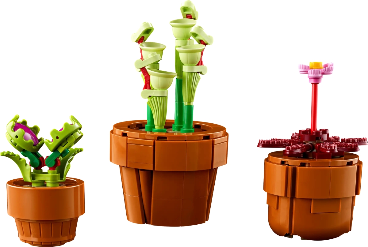 LEGO 10329 Icons 系列「迷你盆栽」（Tiny Plants）一次收錄九種植物，仙人掌超可愛！