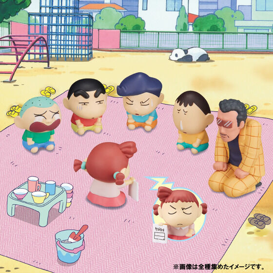 萬代『蠟筆小新 一起玩超真實家家酒吧！附模型入浴粉』連園長老大也被罰跪啦！？