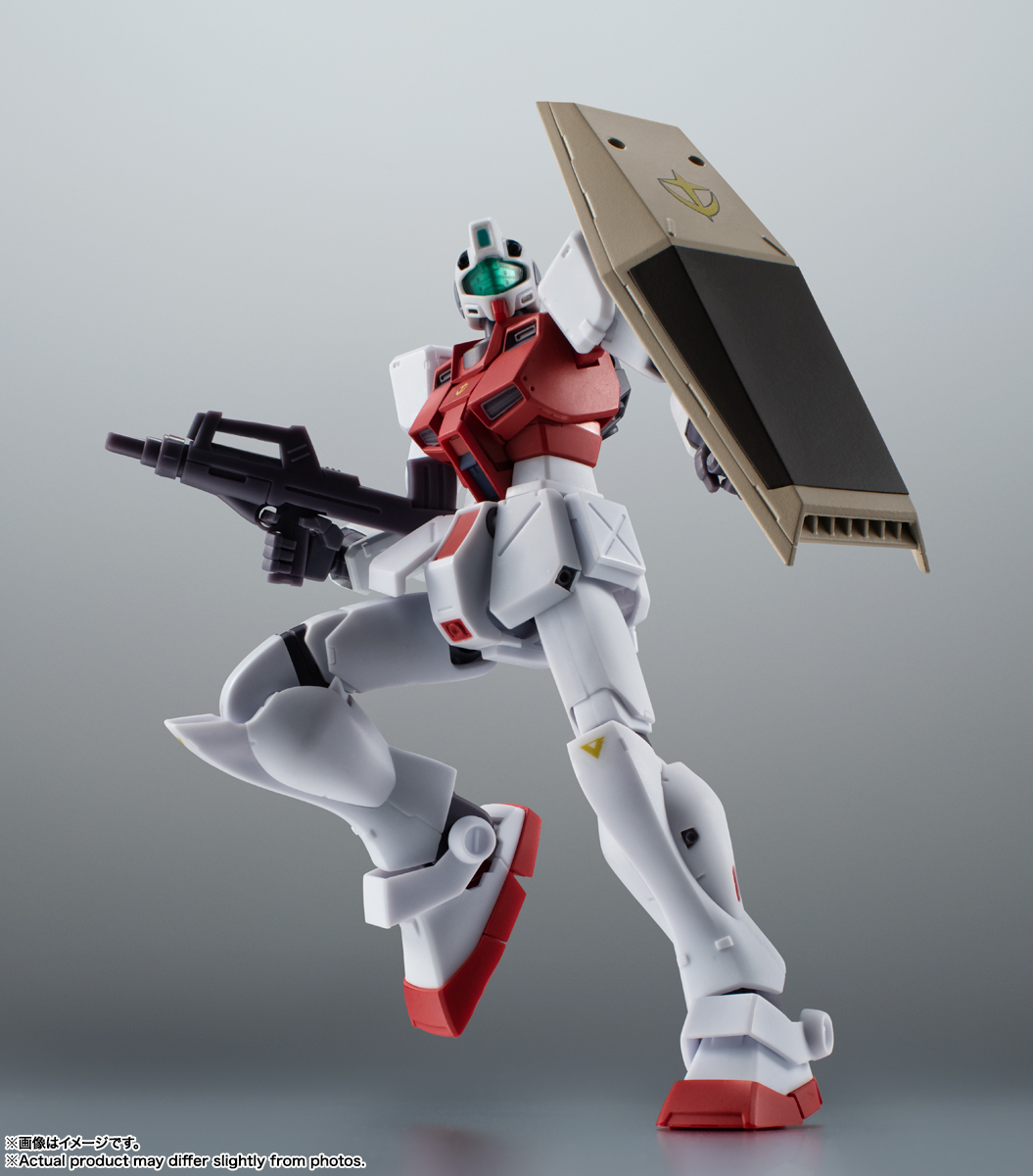 ROBOT魂『RGM-79G 吉姆指揮官型(天竺鼠隊規格) ver. A.N.I.M.E.』新規再現設定稿盾牌造型!