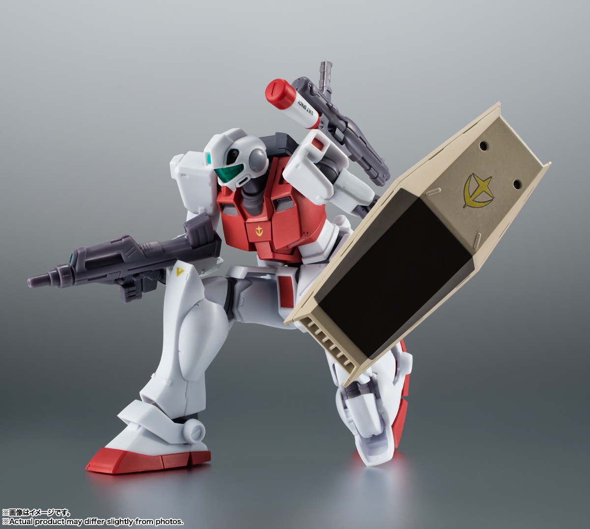 ROBOT魂『RGM-79G 吉姆指揮官型(天竺鼠隊規格) ver. A.N.I.M.E.』新規再現設定稿盾牌造型!