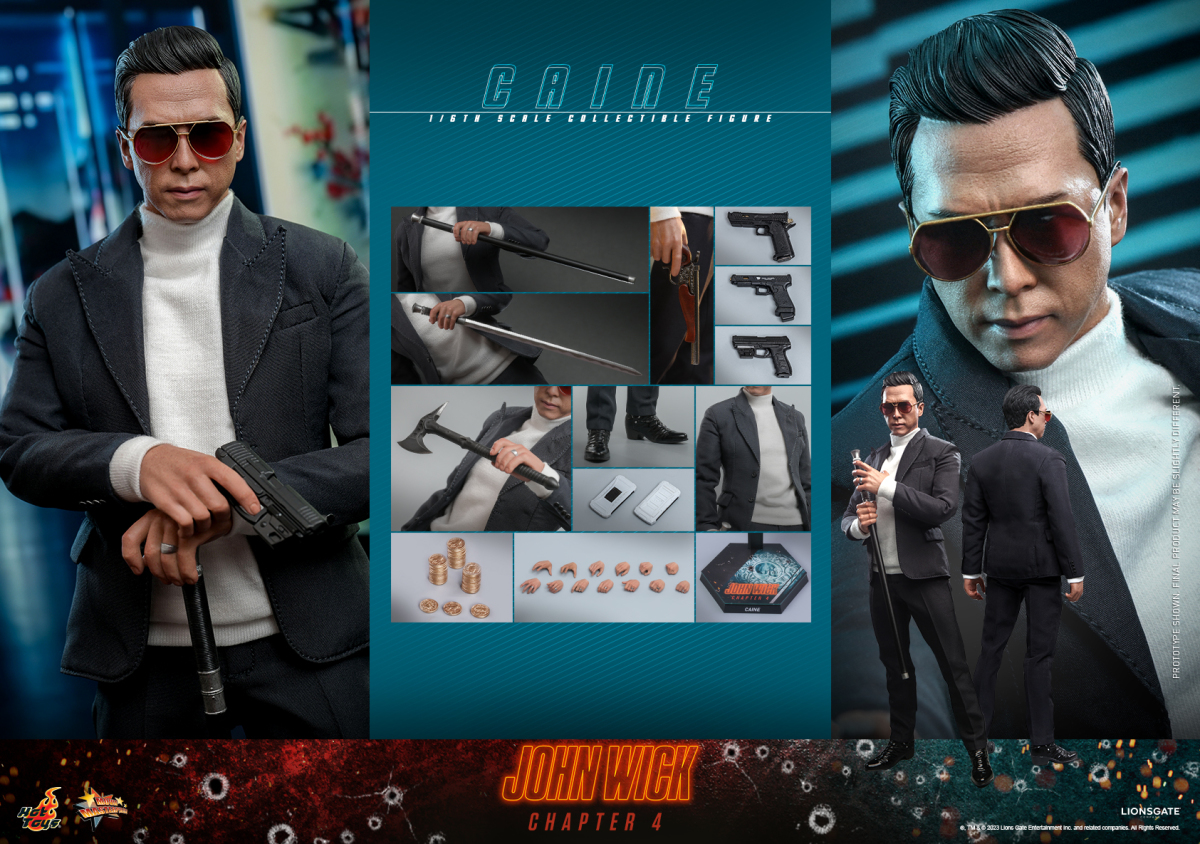 Hot Toys《捍衛任務4》肯恩（Caine）1/6 比例收藏級人偶 盲眼殺手現身！