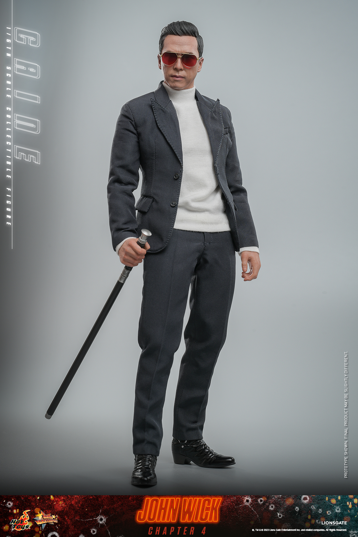 Hot Toys《捍衛任務4》肯恩（Caine）1/6 比例收藏級人偶 盲眼殺手現身！