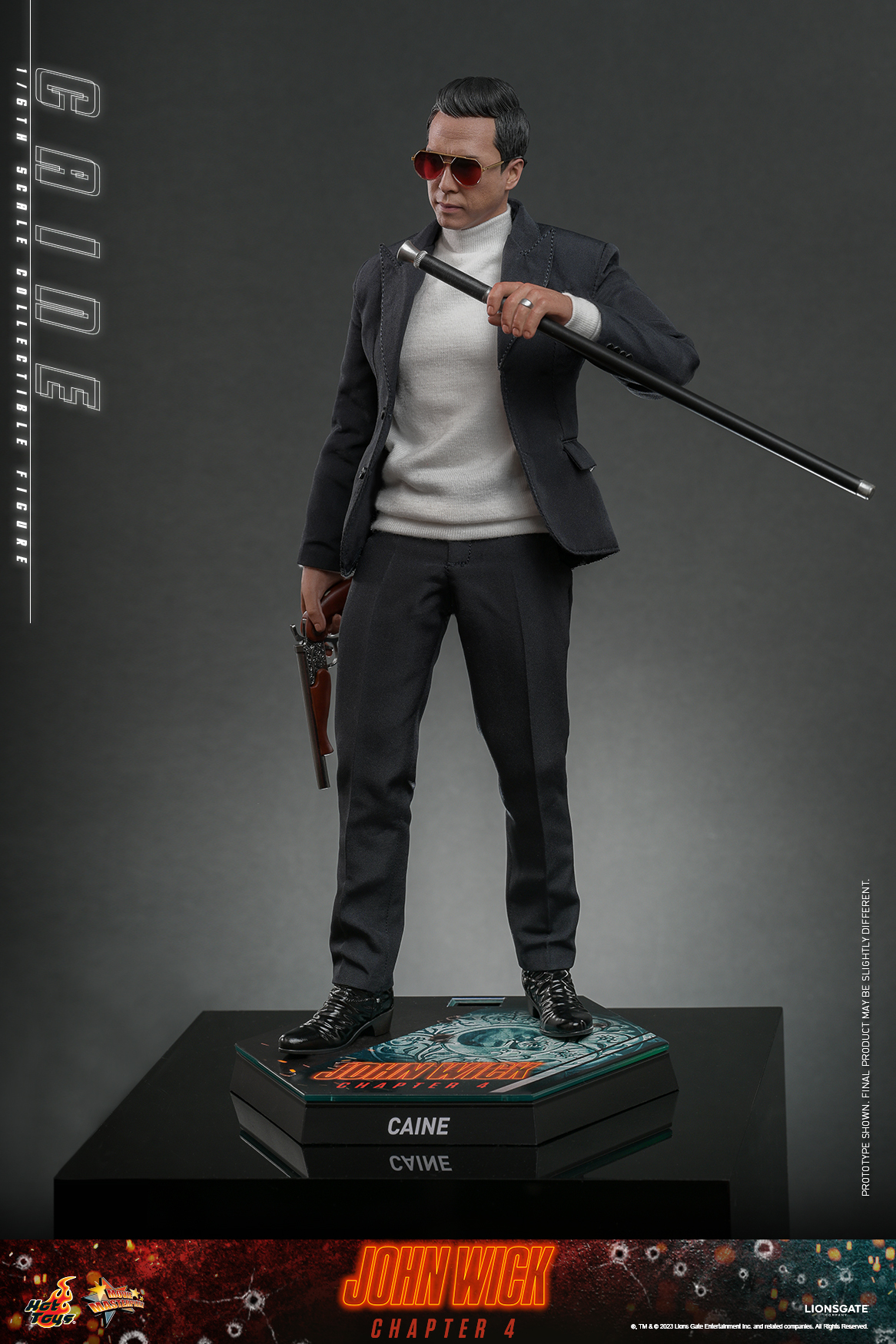 Hot Toys《捍衛任務4》肯恩（Caine）1/6 比例收藏級人偶 盲眼殺手現身！
