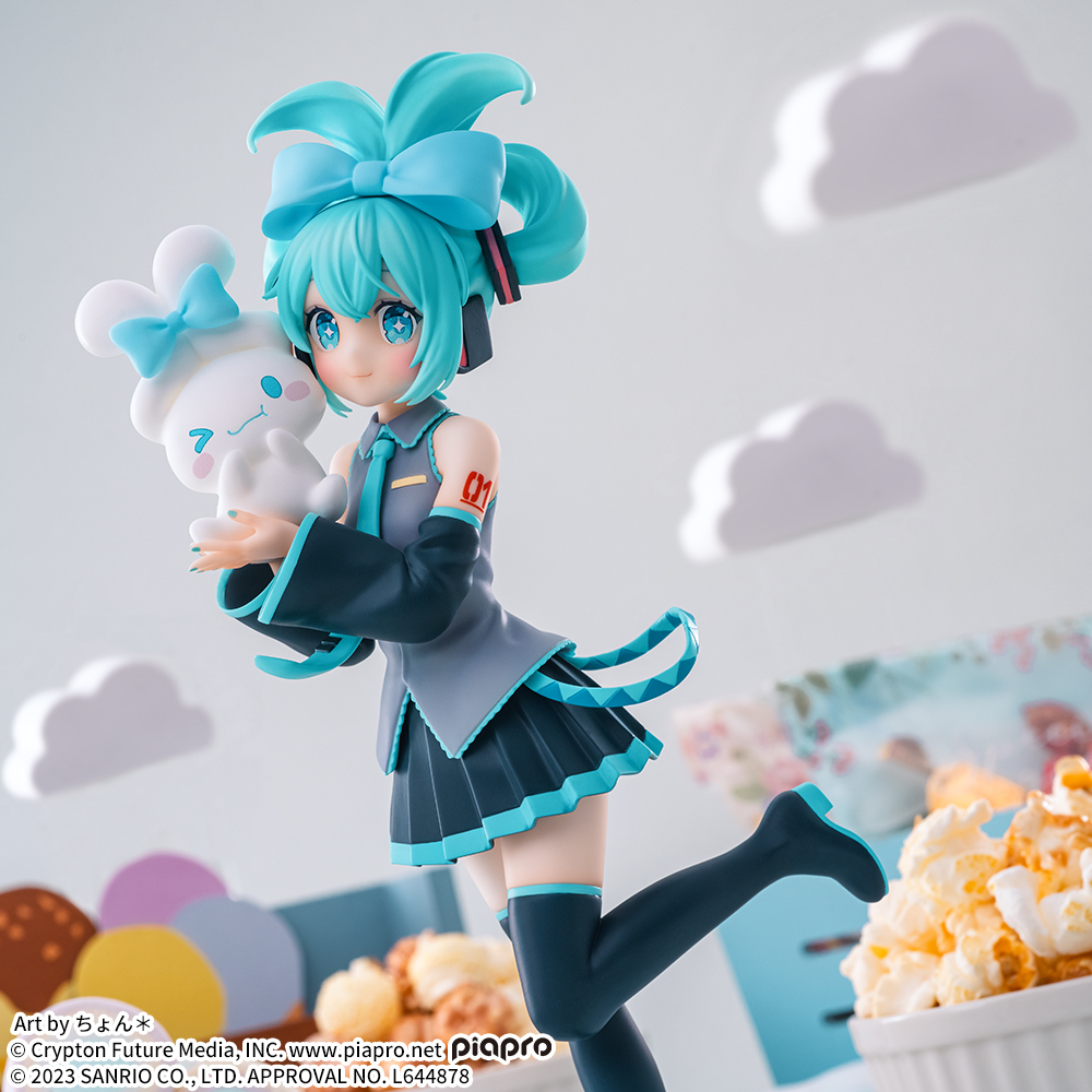 SEGA景品『Luminasta 初音未來×大耳狗』角色模型 雲朵般軟萌的可愛爆擊★
