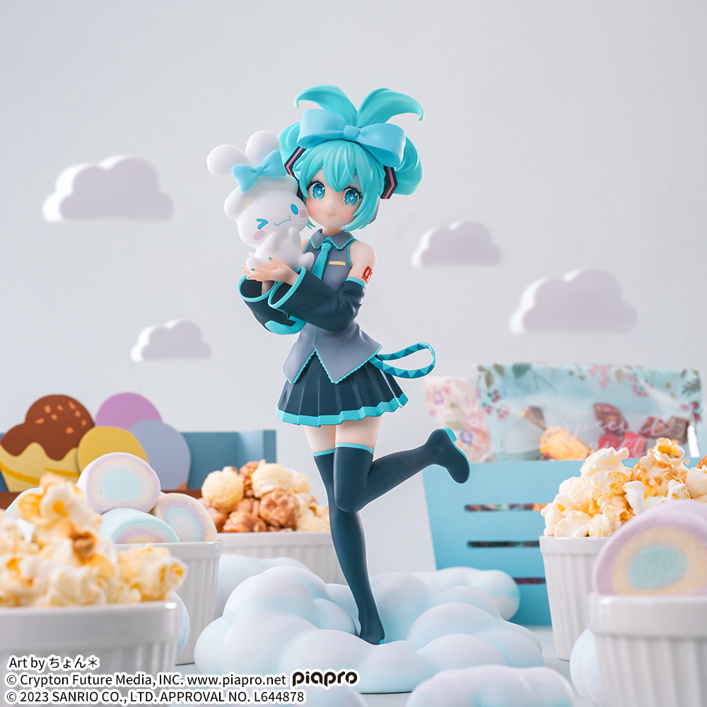 SEGA景品『Luminasta 初音未來×大耳狗』角色模型 雲朵般軟萌的可愛爆擊★