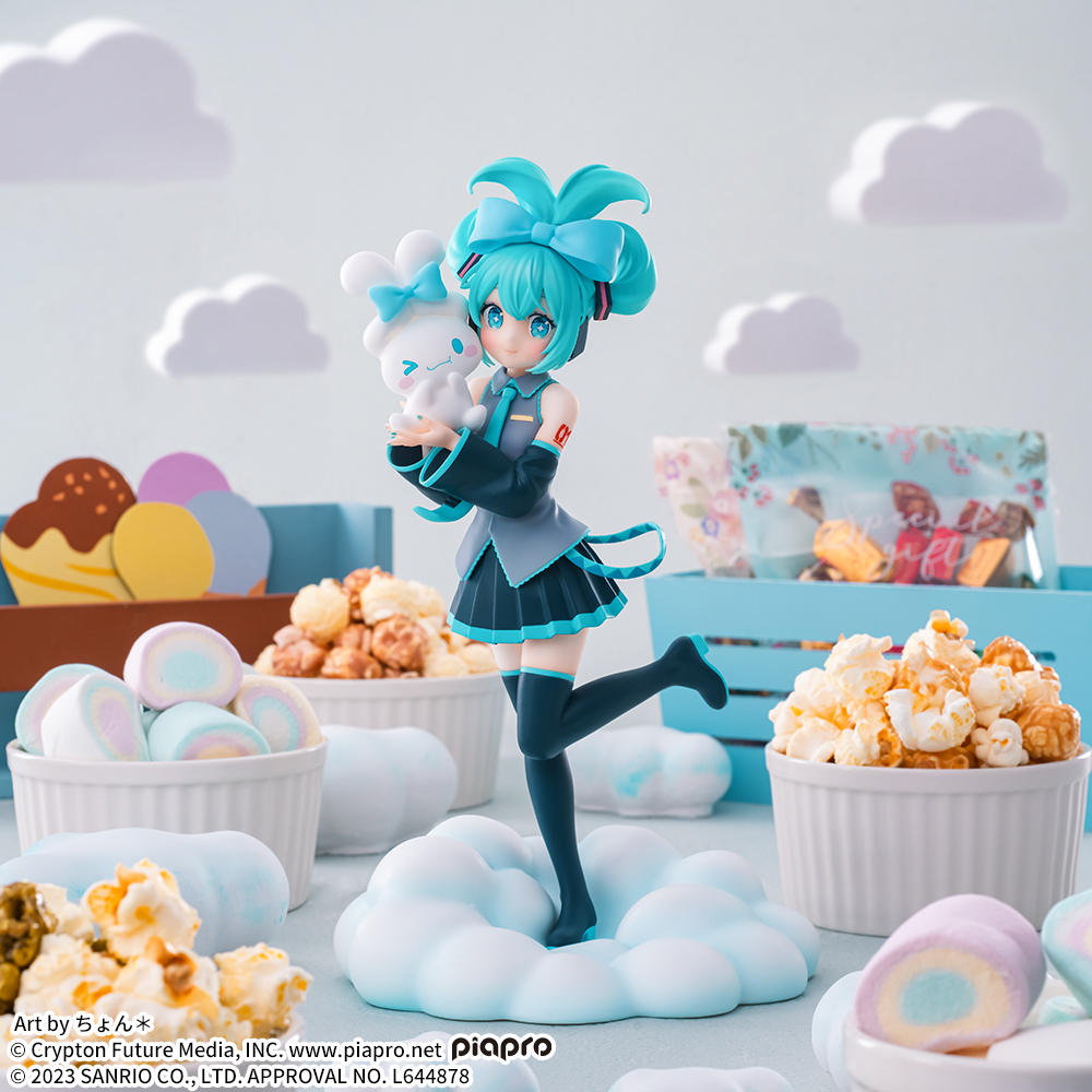 SEGA景品『Luminasta 初音未來×大耳狗』角色模型 雲朵般軟萌的可愛爆擊★