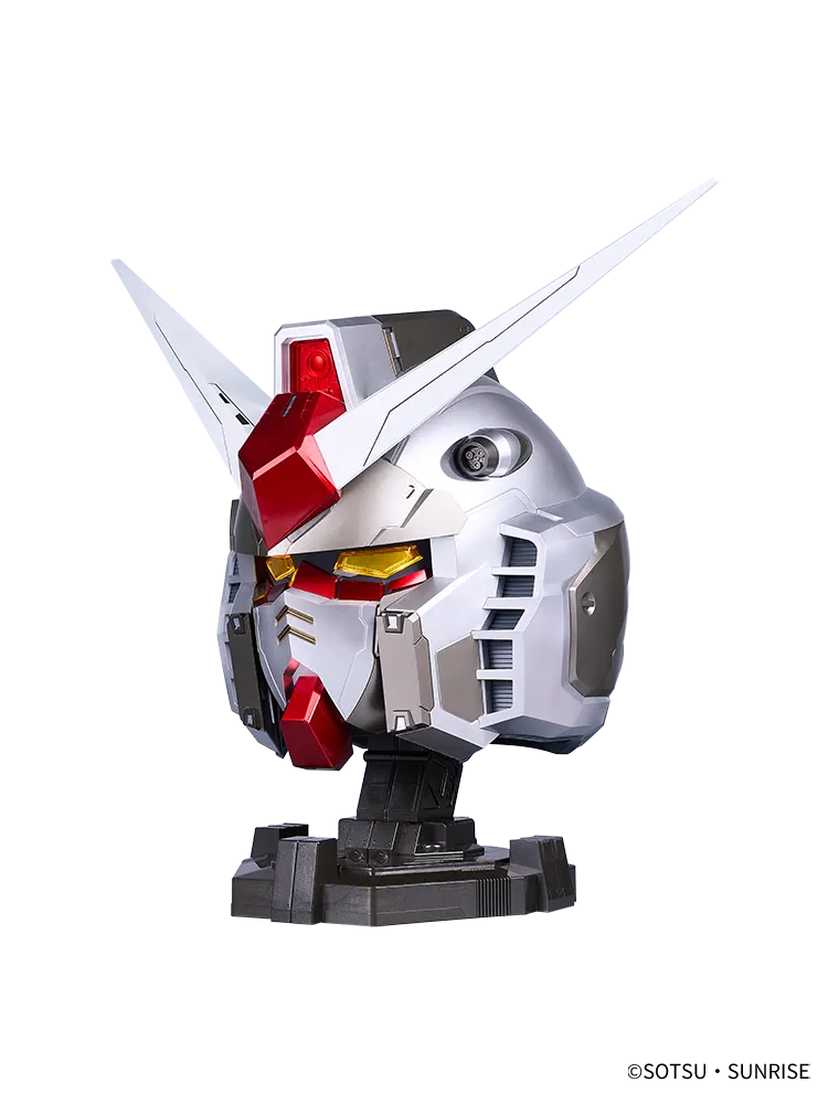 人類比例鋼彈頭像『GUNDAM HEAD Collection RX-78-2 鋼彈 出廠配色版』搭載頭部攝影機發光機構！