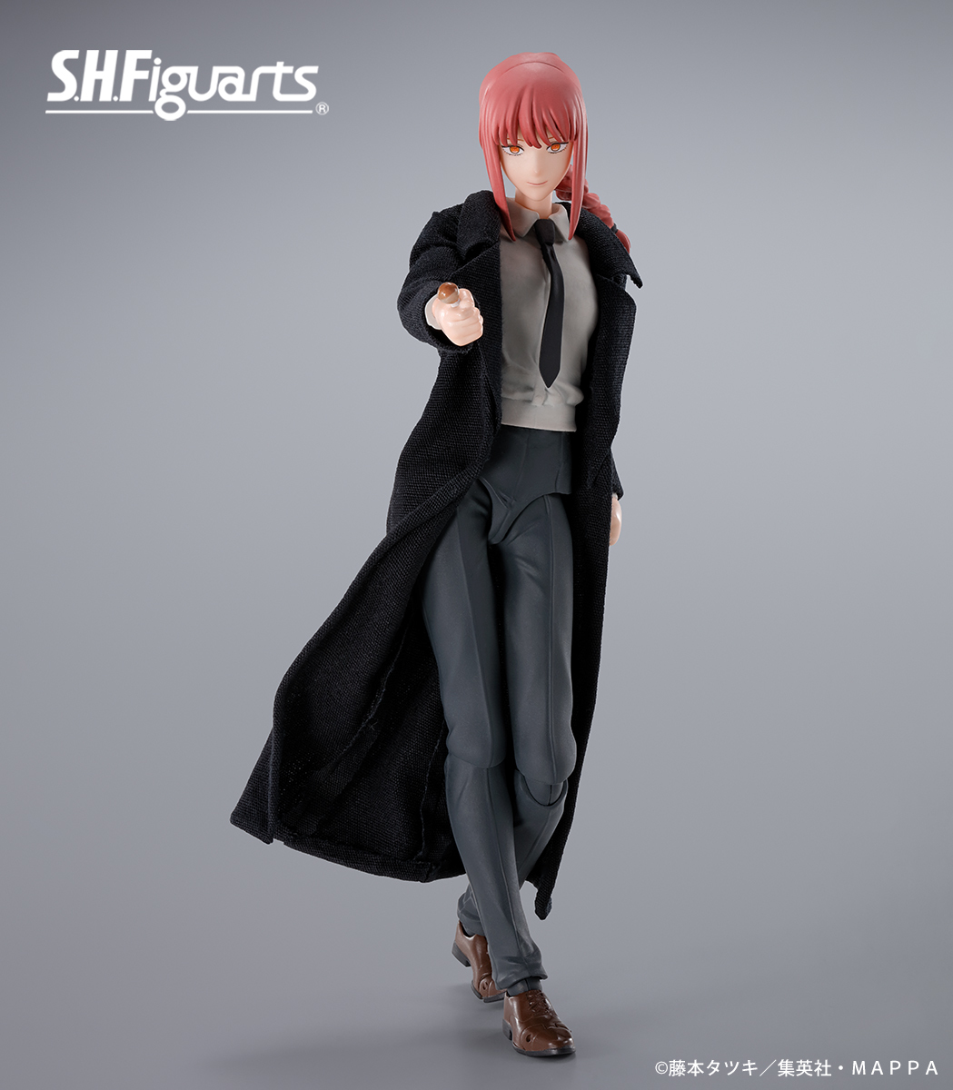 S.H.Figuarts『鏈鋸人 真紀真』可動人偶 彩色原型搶先公開!布製還原優雅長版大衣