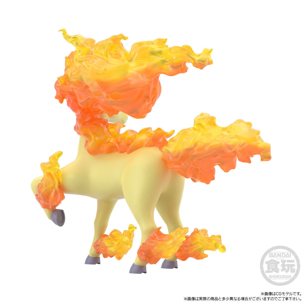萬代『POKEMON SCALE WORLD 關都地區 夏伯&烈焰馬&鴨嘴火獸』1/20 比例食玩 全員集結!