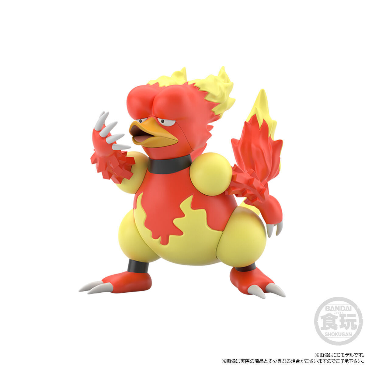 萬代『POKEMON SCALE WORLD 關都地區 夏伯&烈焰馬&鴨嘴火獸』1/20 比例食玩 全員集結!