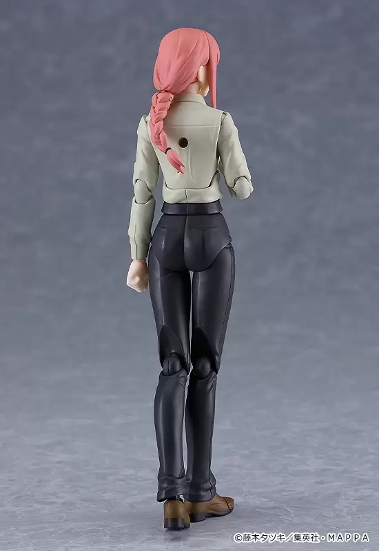 figma『鏈鋸人 真紀真』可動人偶 附棒棒糖、啤酒杯、翹腳下半身等豐富零件!