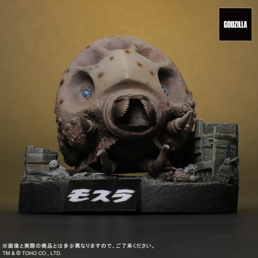 X-PLUS『DEFOREAL 摩斯拉 幼蟲(1961)』全長16公分凝縮立體化!好可愛的馬鈴薯~