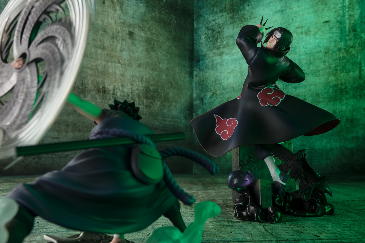 『Figuarts ZERO［超激戰］宇智波鼬-萬花筒寫輪眼之光與闇-』華麗轉身攻擊的躍動姿態再現！